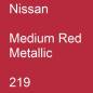 Preview: Nissan, Medium Red Metallic, 219.